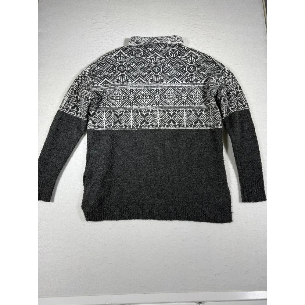 Merona Women Fair Isle Snowflake Tunic Sweater Tunic Knit Size L